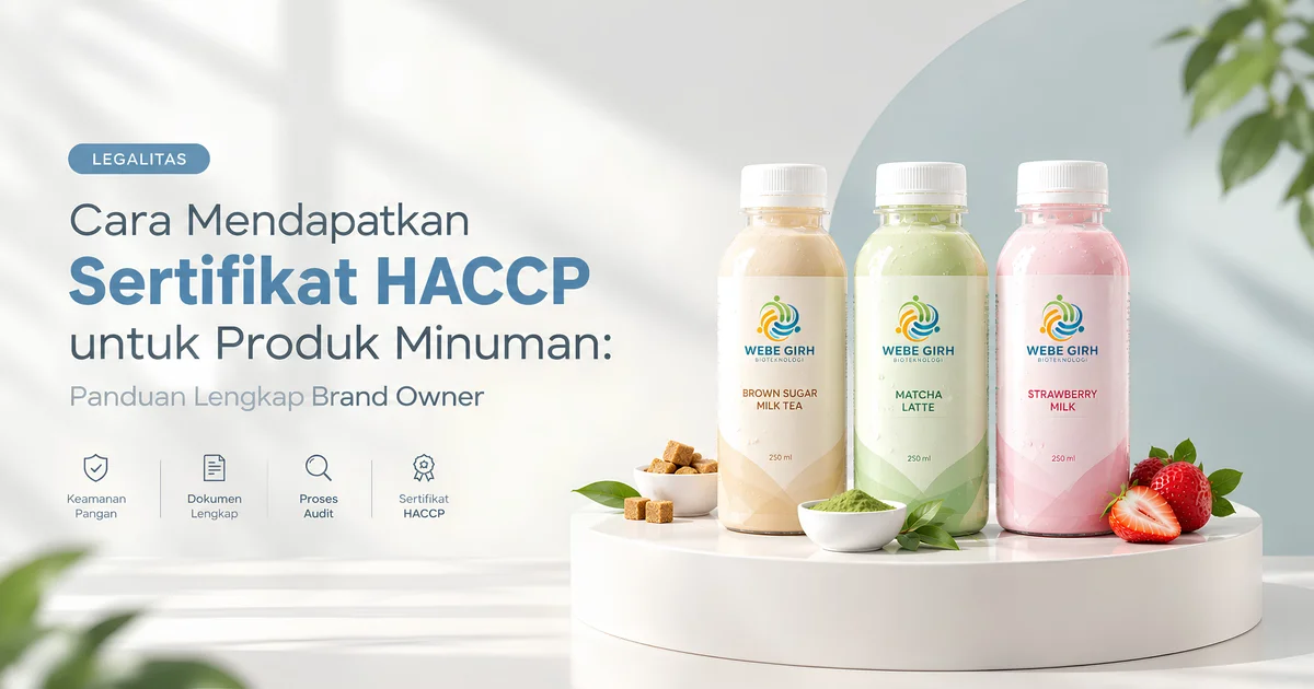 Cara Mendapatkan Sertifikat HACCP untuk Produk Minuman: Panduan Lengkap Brand Owner