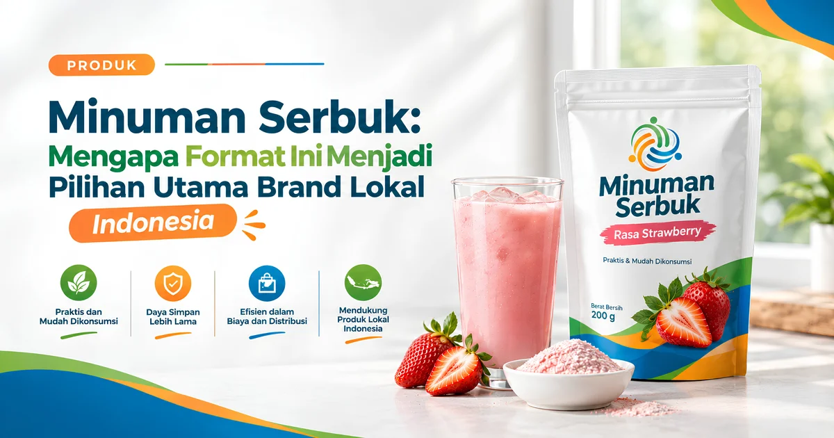Minuman Serbuk: Mengapa Format Ini Menjadi Pilihan Utama Brand Lokal Indonesia