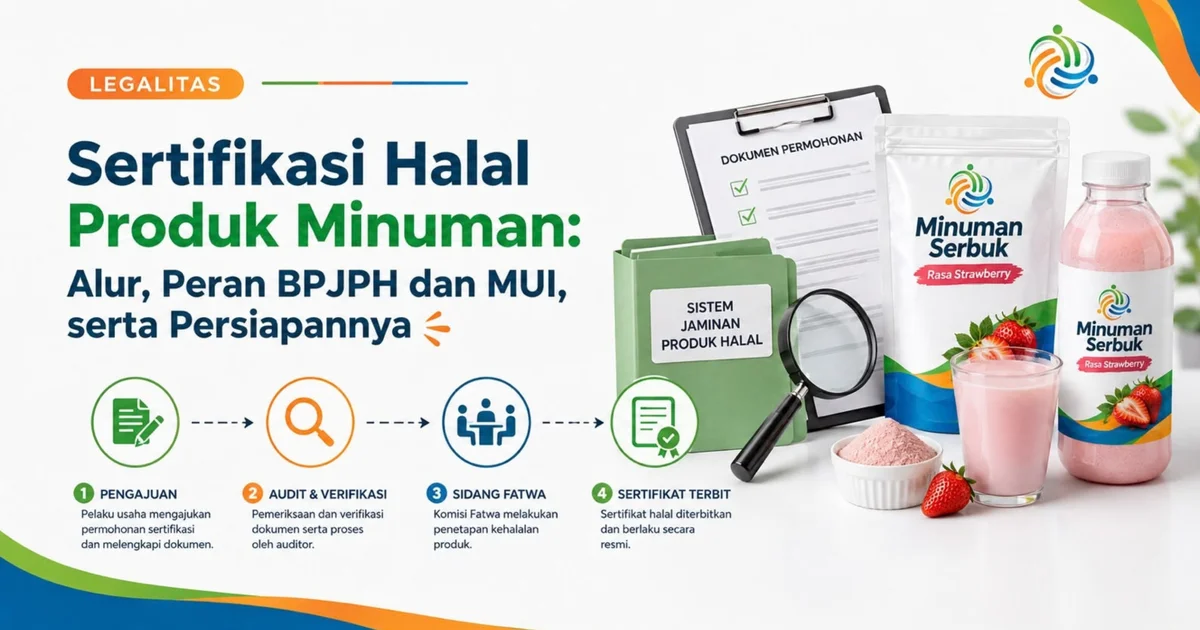 Sertifikasi Halal Produk Minuman: Alur, Peran BPJPH dan MUI, serta Persiapannya